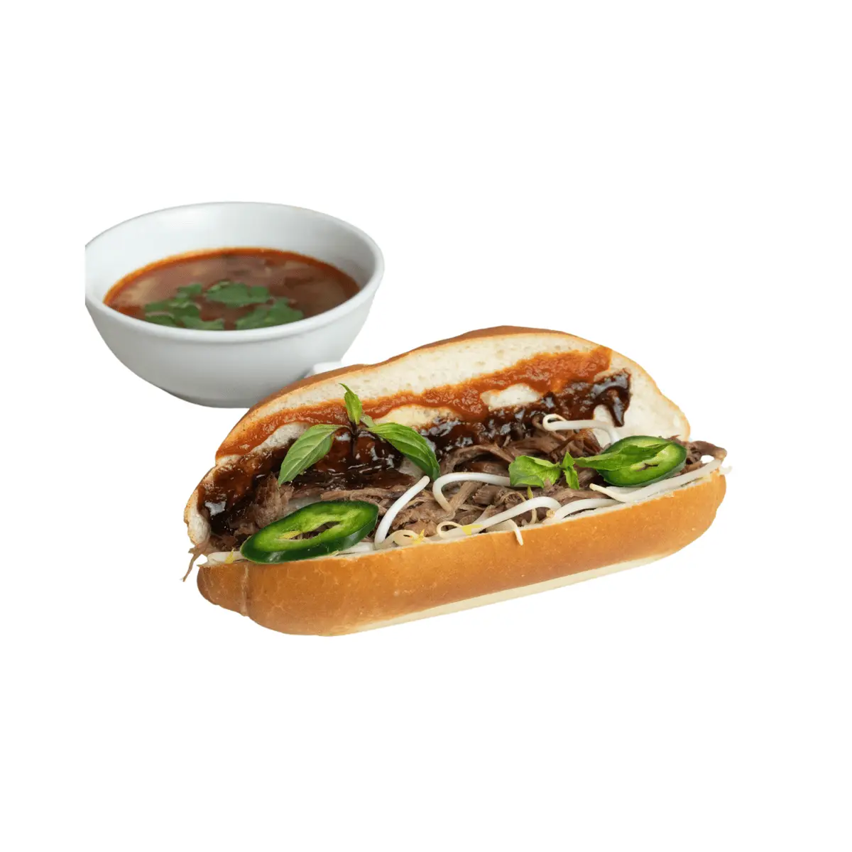 A10. Banh Mi Pho Dip at Cay Cafe - Fremont, CA