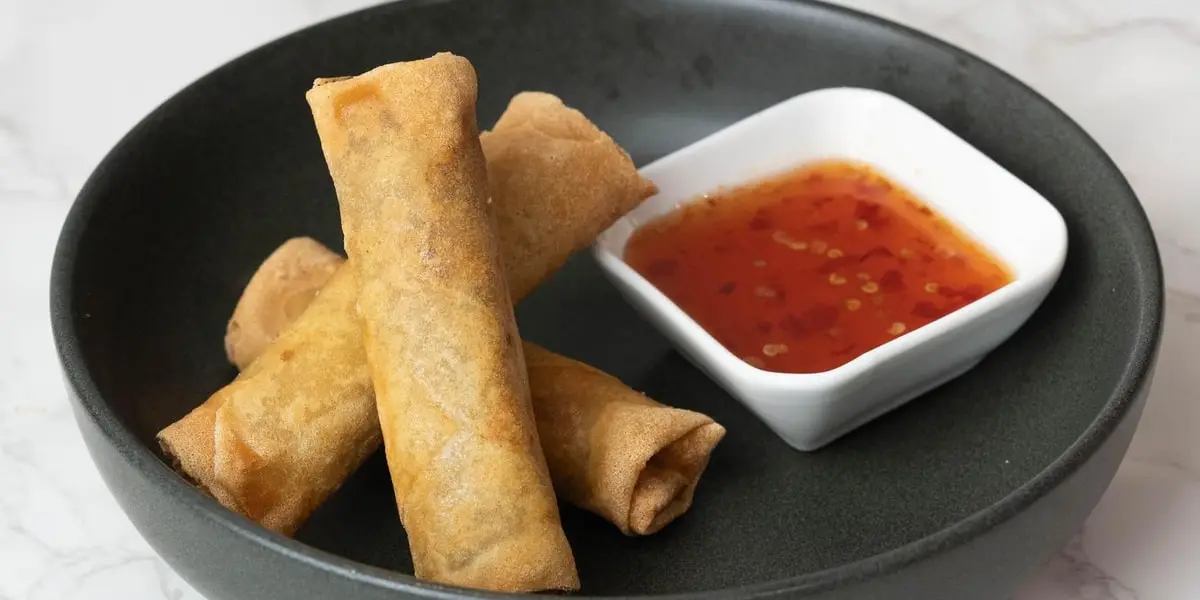 Fried Egg rolls - 3 pieces at Cay Cafe - Fremont, CA