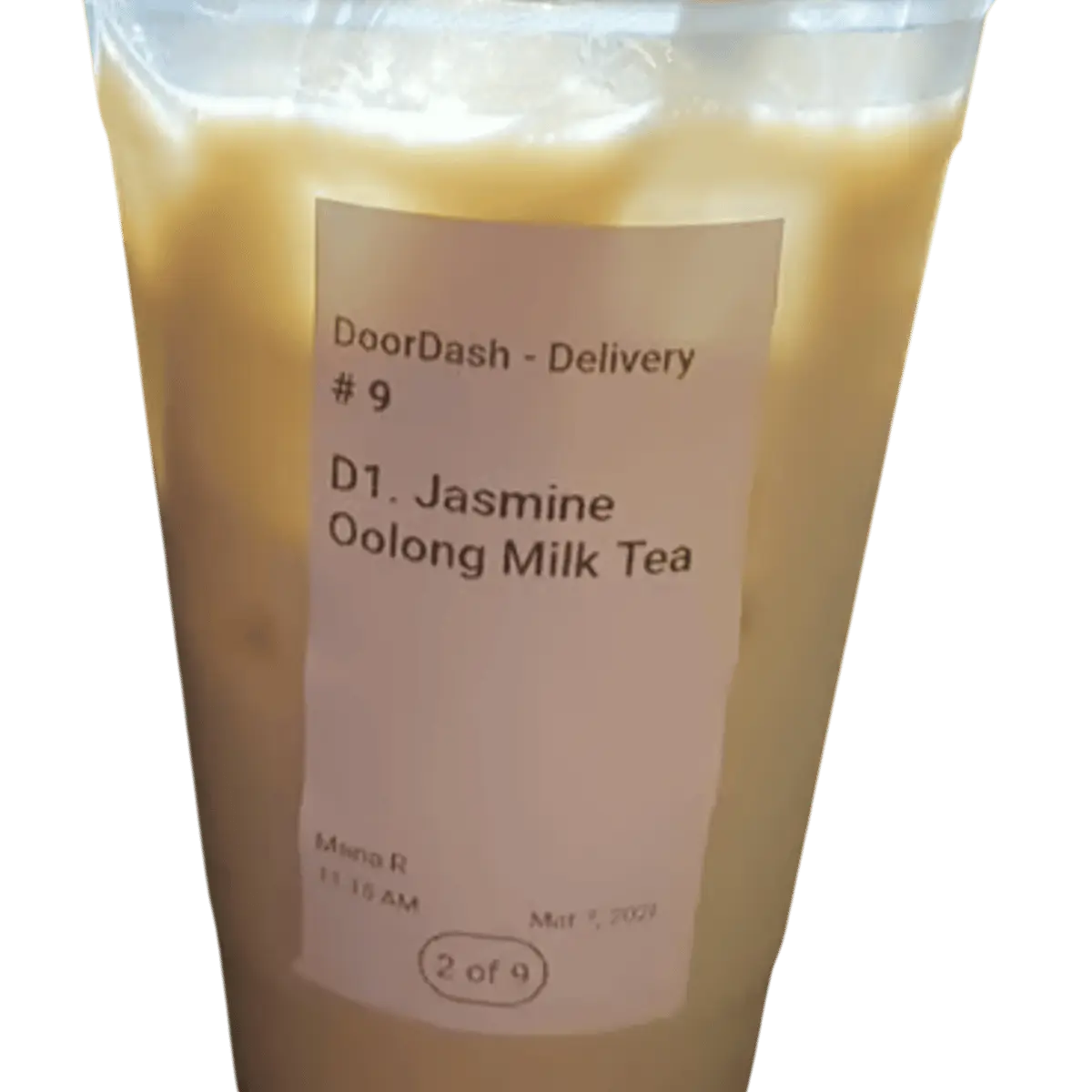D1. Jasmine Oolong Milk Tea at Cay Cafe - Fremont, CA