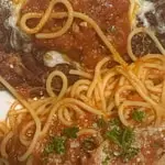 melanzane parmigiana at Ristorante Il Porcino