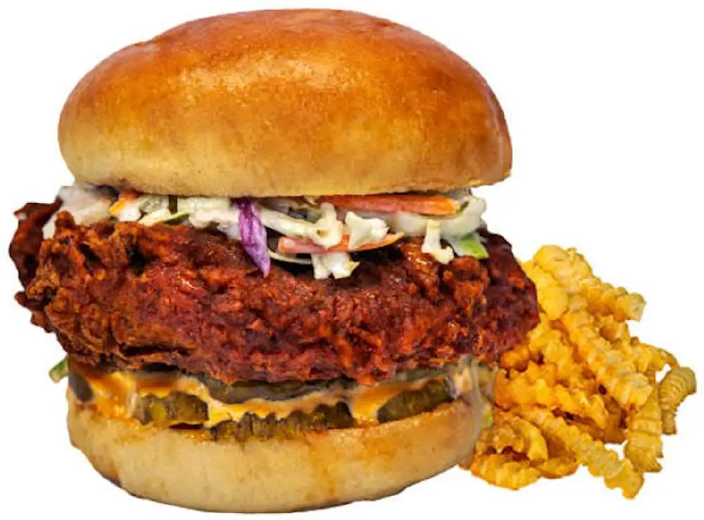 Premium B'igi Burger with Fries at iniBurger