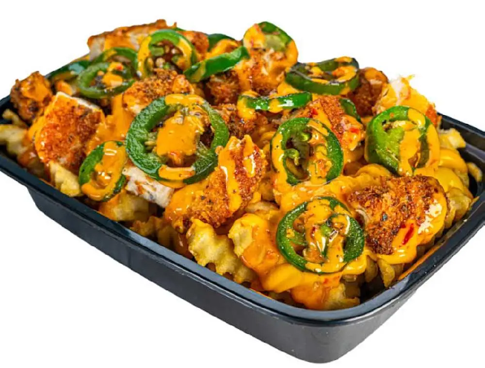 Crispy Chicken Nacho Fries at iniBurger