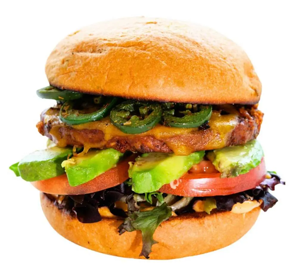 B'igi Spicy Garden Burger at iniBurger