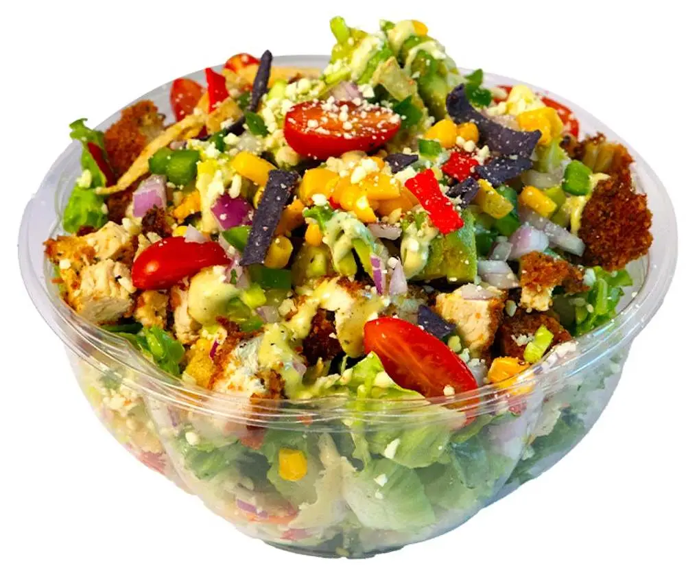 Southwestern Crispy Chicken Salad at iniBurger