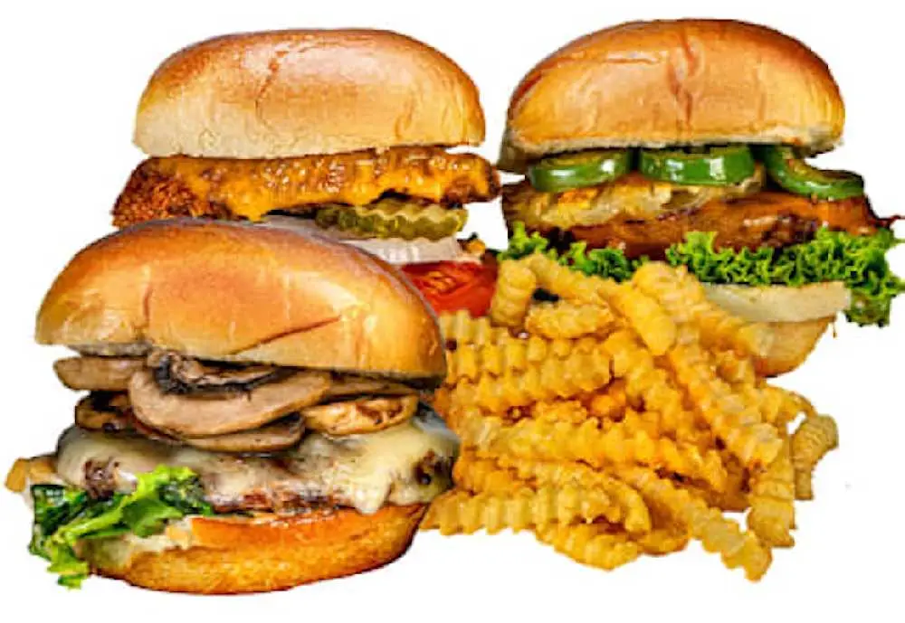 3 M'ini Burgers with Fries at iniBurger