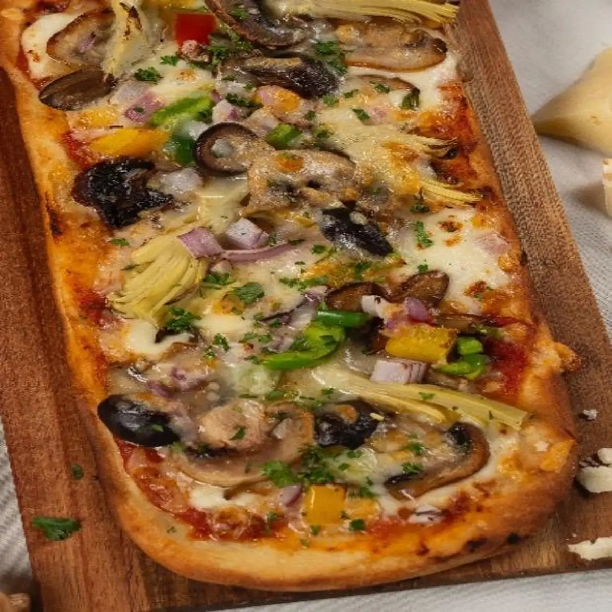 Vegetable Flatbread at Sourdough & Co. Fremont