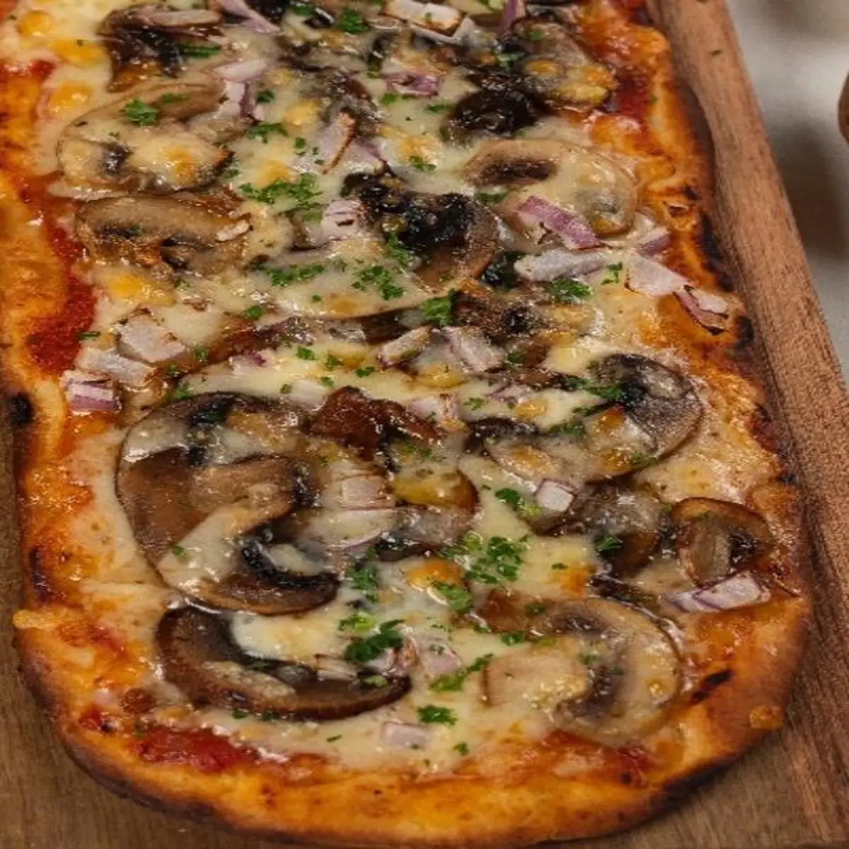 Mushroom Flatbread at Sourdough & Co. Fremont