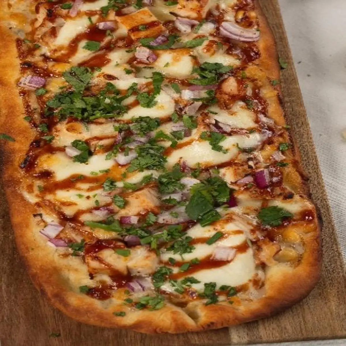 BBQ Chicken Flatbread at Sourdough & Co. Fremont