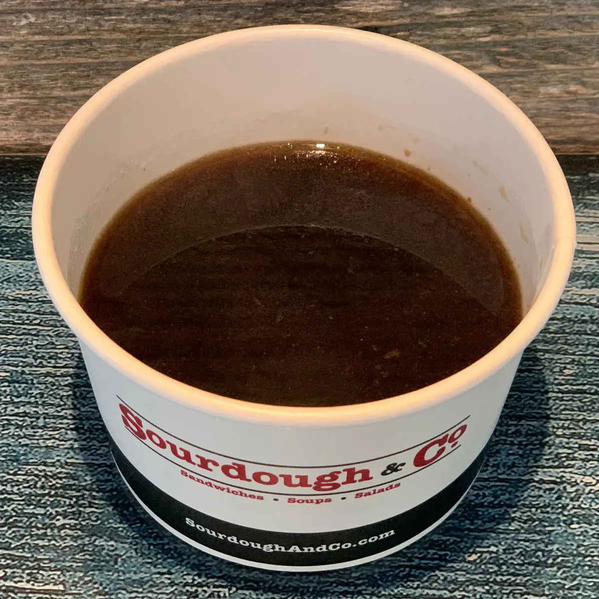Au Jus Cup, without Bread at Sourdough & Co. Fremont