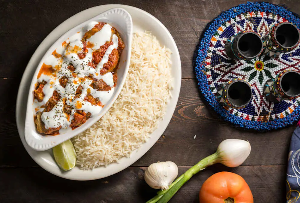 Veggie Borani Banjan at Fremont Afghan Kabob Restaurant