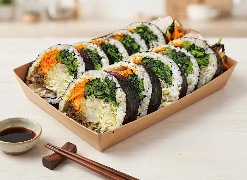 Veggie Gimbap at Rice Junky