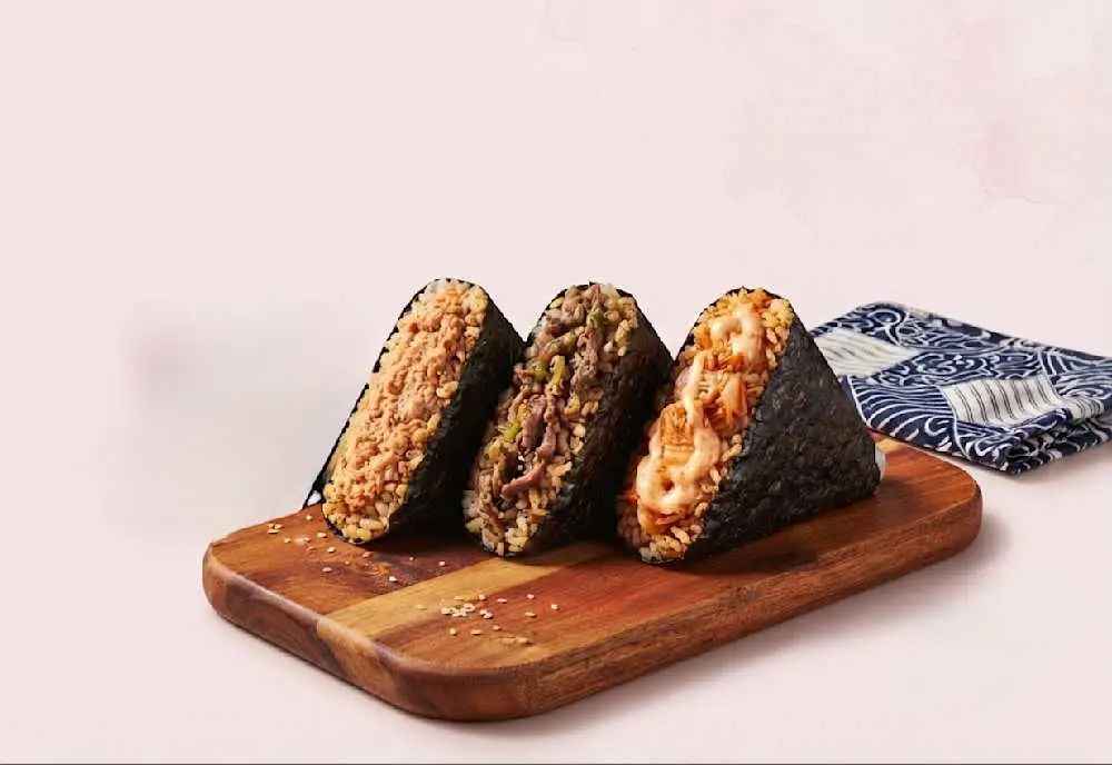 ANY 3 TRIANGLE GIMBAP at Rice Junky