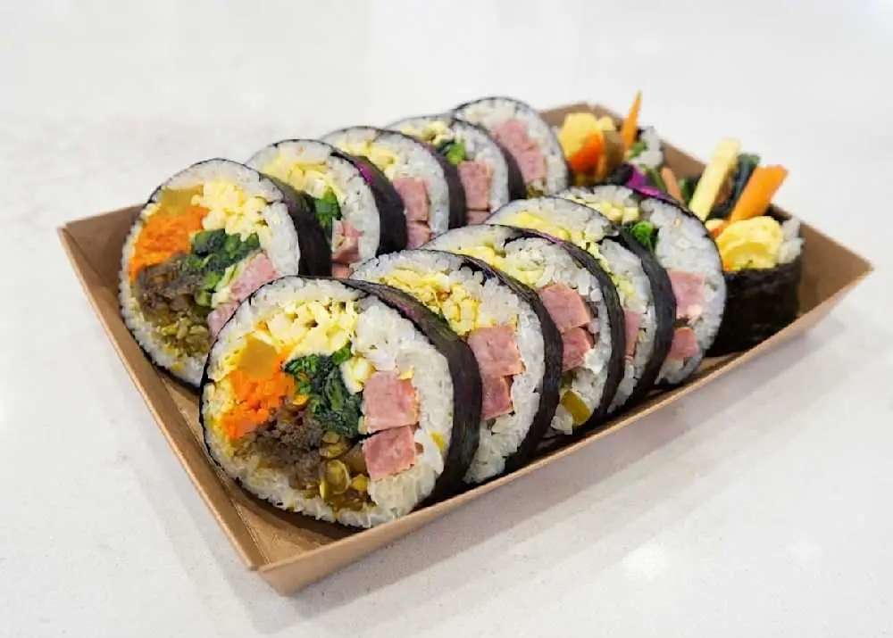 Jala & Spam Gimbap 🌶️ at Rice Junky