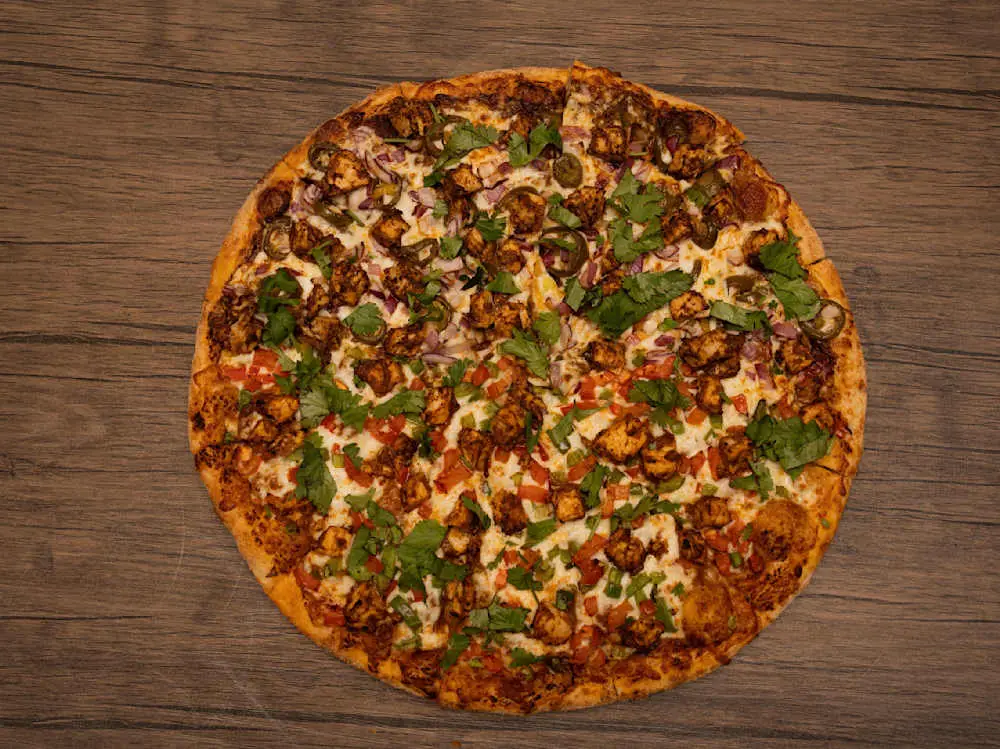 Half N Half Large at My Indian Pizza