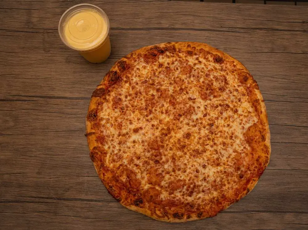 Just Cheese Pizza at My Indian Pizza