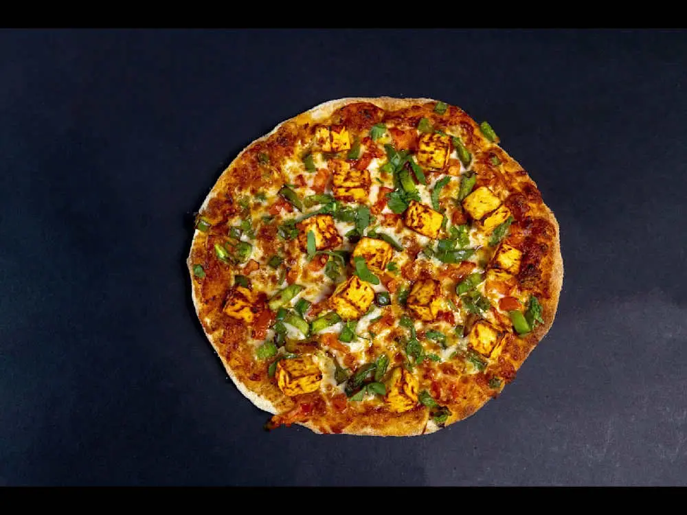 Butter Paneer Pizza at My Indian Pizza