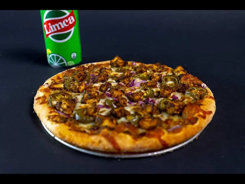 Gongura Chicken Pizza at My Indian Pizza