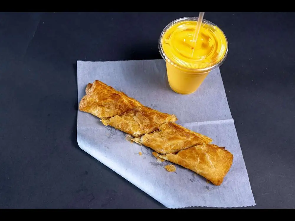 Chefs Spcl Indian Curry Puff Rolls at My Indian Pizza