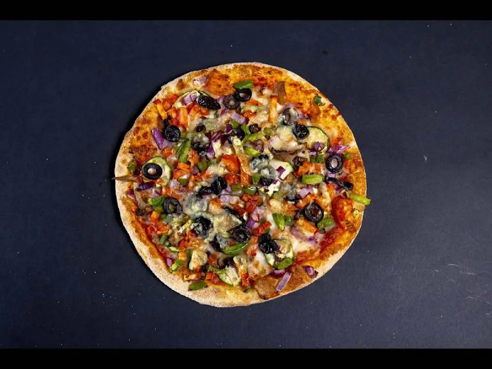Garden Vegetarian Pizza at My Indian Pizza