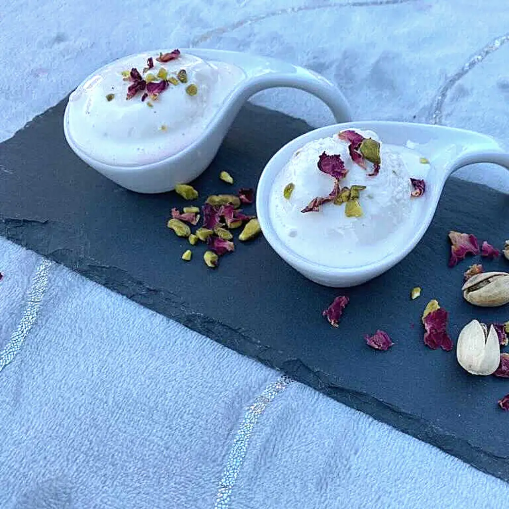 Rose Pistachio at Pints of Joy Ice Cream