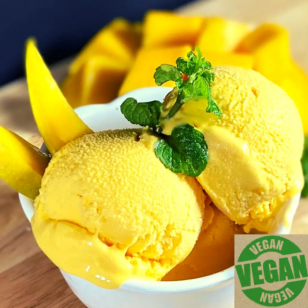 Vegan Alphonso Mango at Pints of Joy Ice Cream