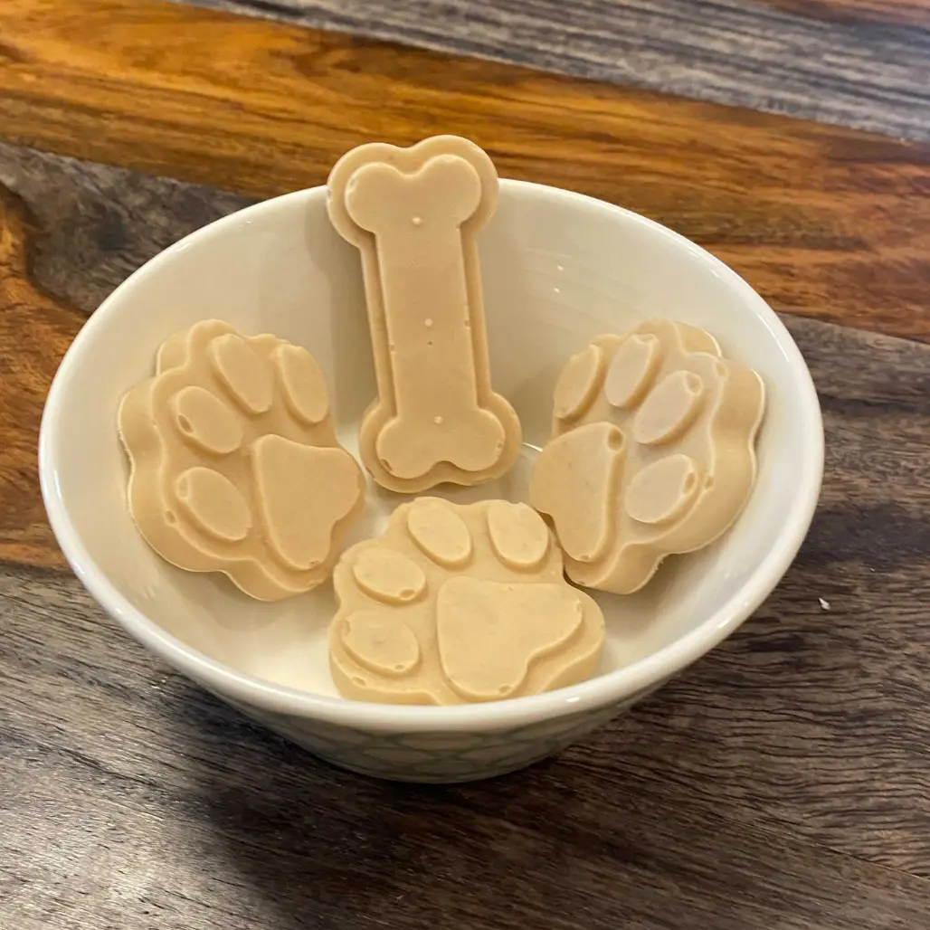 Peanuts and Bananas (Doggy ice cream) at Pints of Joy Ice Cream
