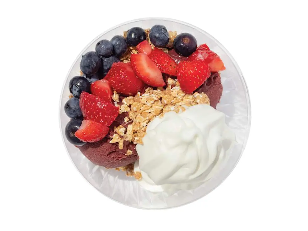 Super Berry Acai Bowl at Menchie's Frozen Yogurt