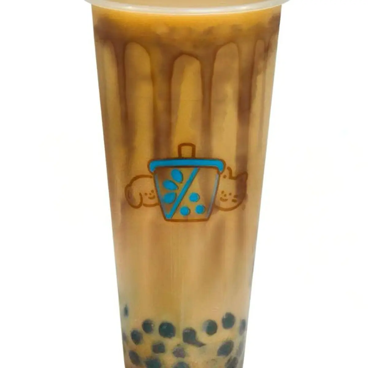 Brown Sugar Milk Tea W/ Boba 黑糖珍珠奶茶 at Duet Tea