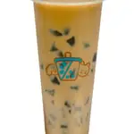 Classic Milk Tea W/ Grass Jelly 烧仙草奶茶 at Duet Tea