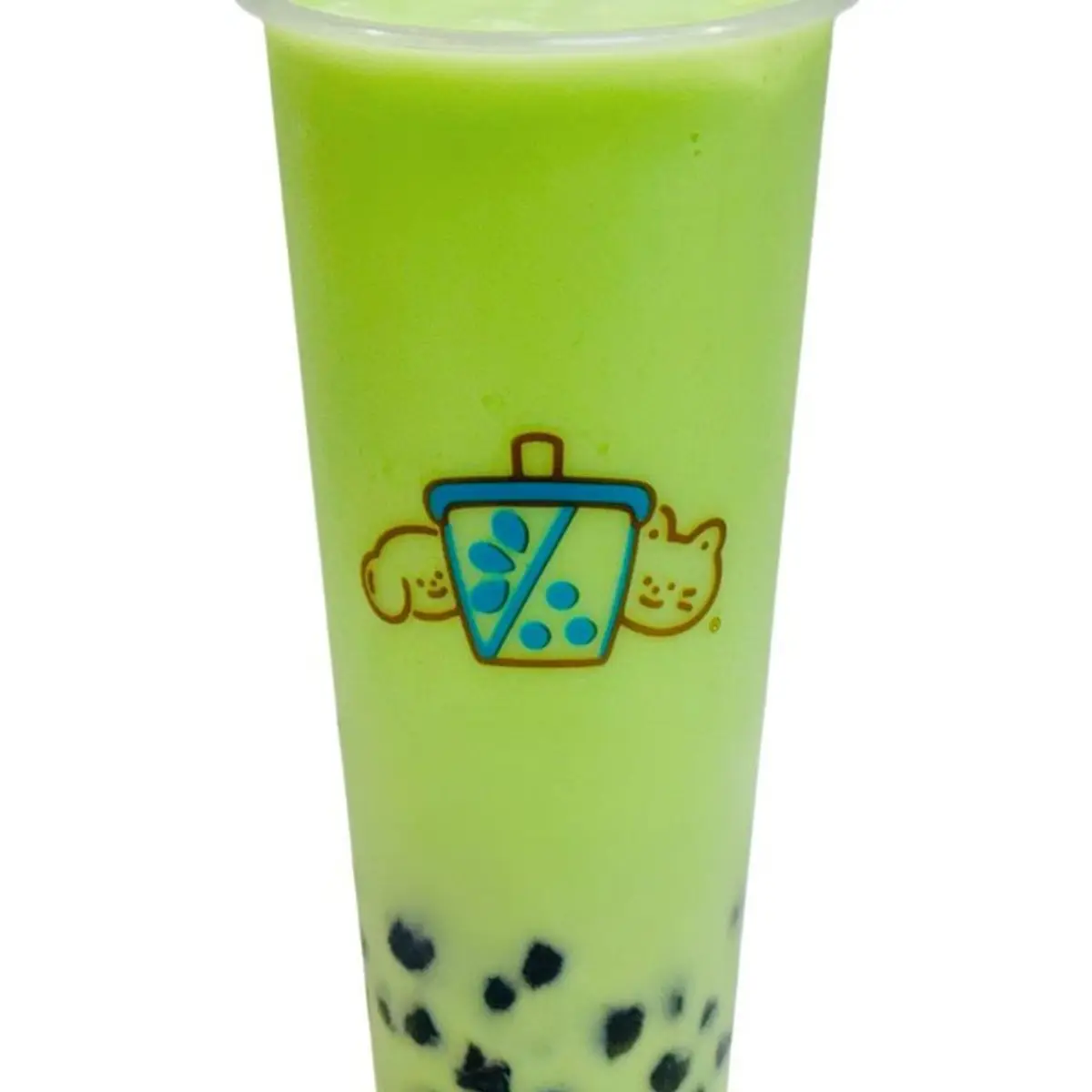 Honeydew Milk W/ Boba 蜜瓜牛奶 (自带珍珠) at Duet Tea