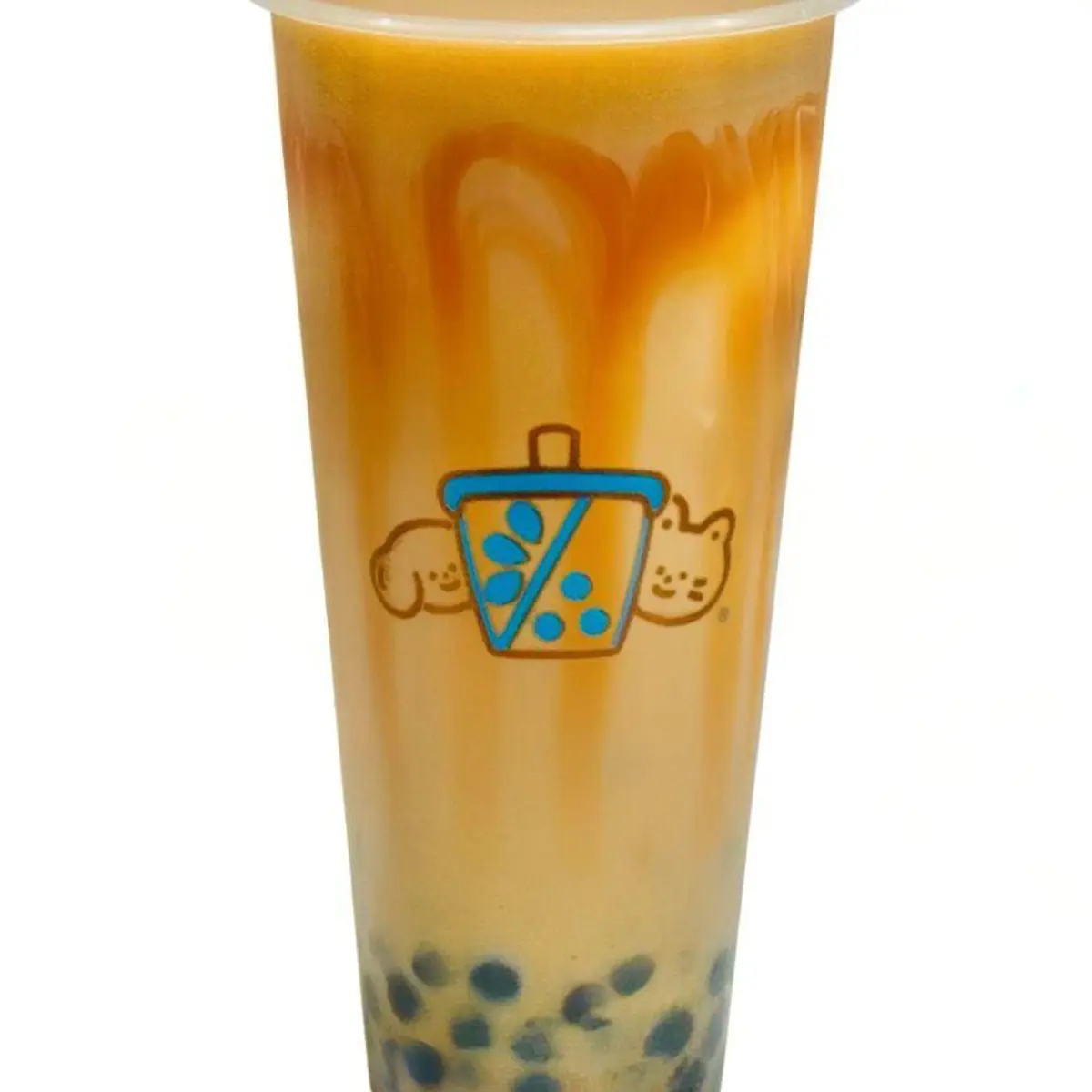 Caramel Milk Tea W/Boba 焦糖奶茶 at Duet Tea