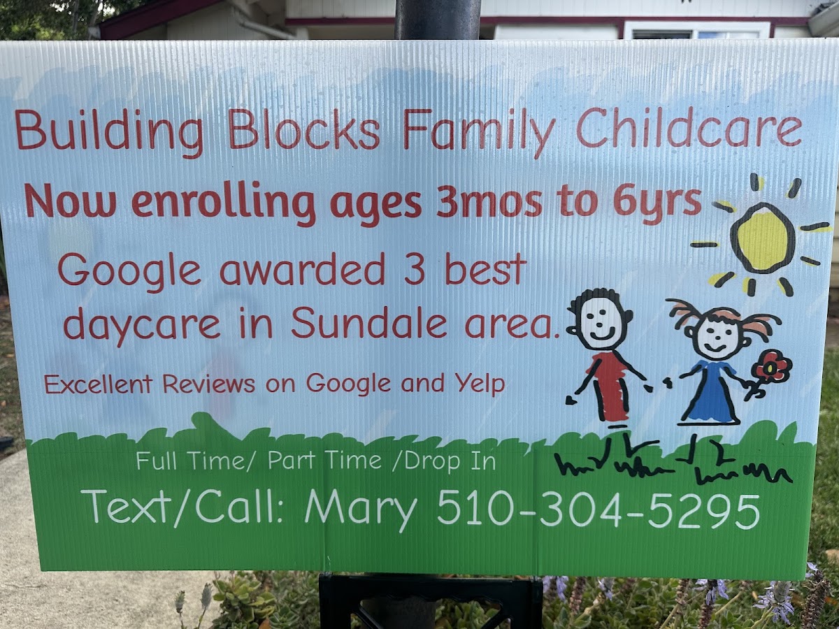 Building Blocks family daycare