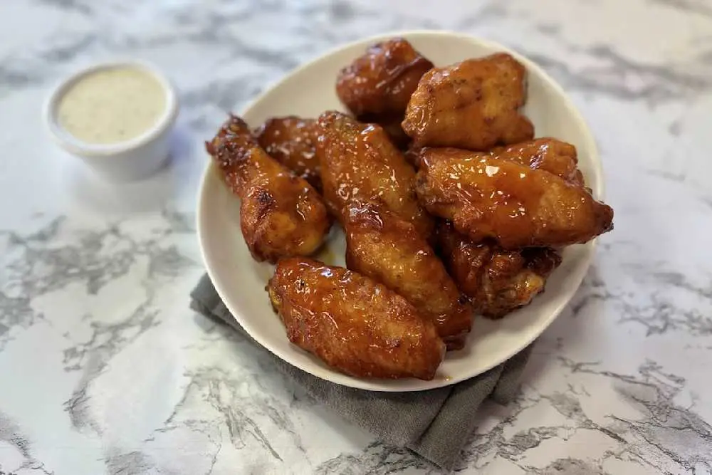 Mango Habanero Wings at Curry Pizza House