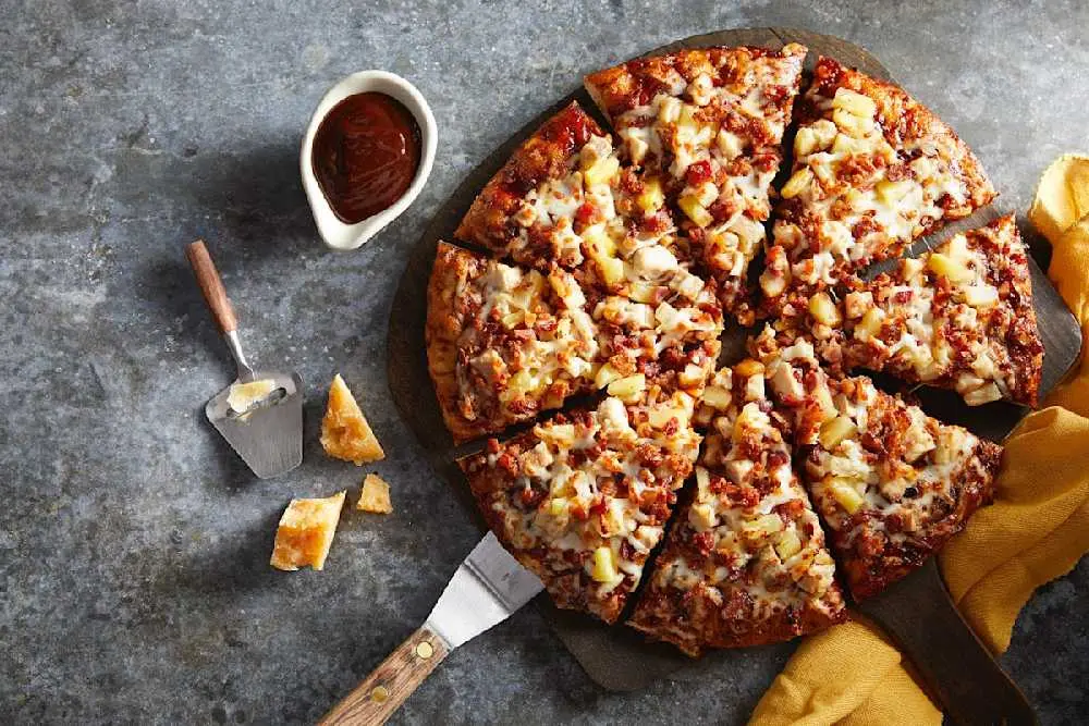 BBQ Chicken & Bacon at Curry Pizza House