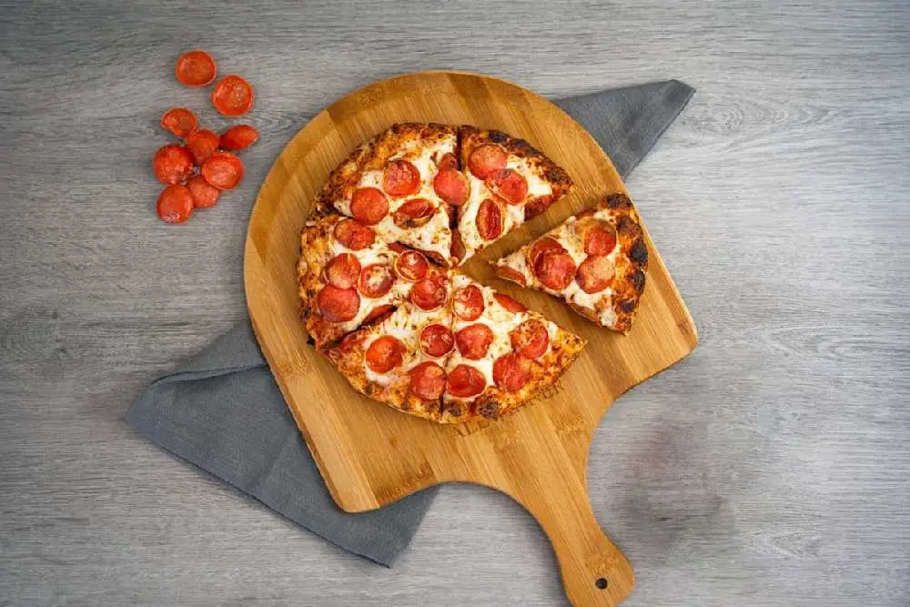 Kids Pepperoni Pizza at Curry Pizza House