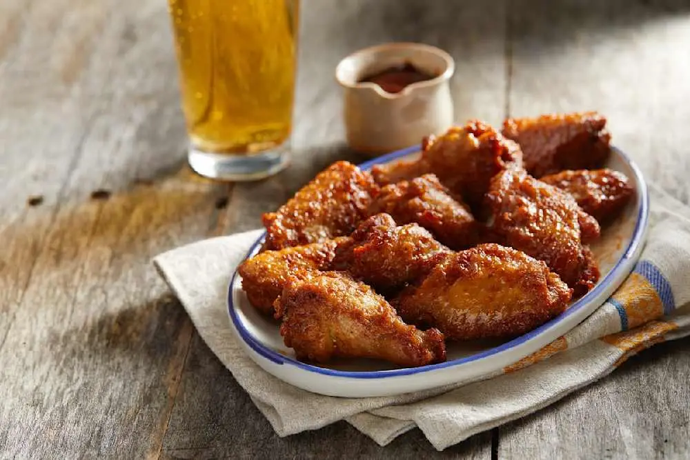 BBQ Wings at Curry Pizza House
