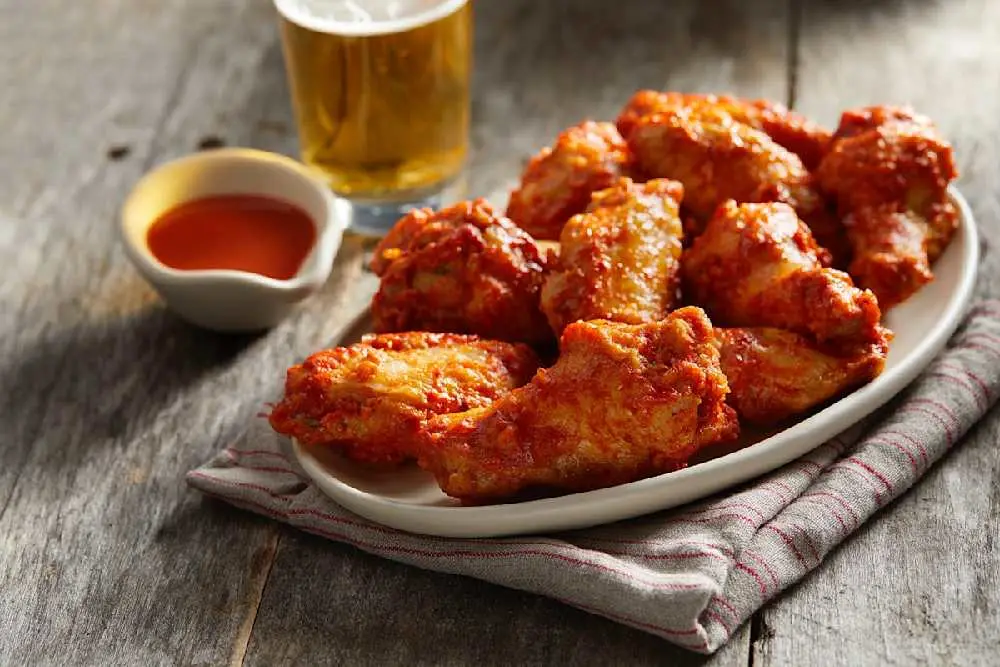 Hot Wings at Curry Pizza House
