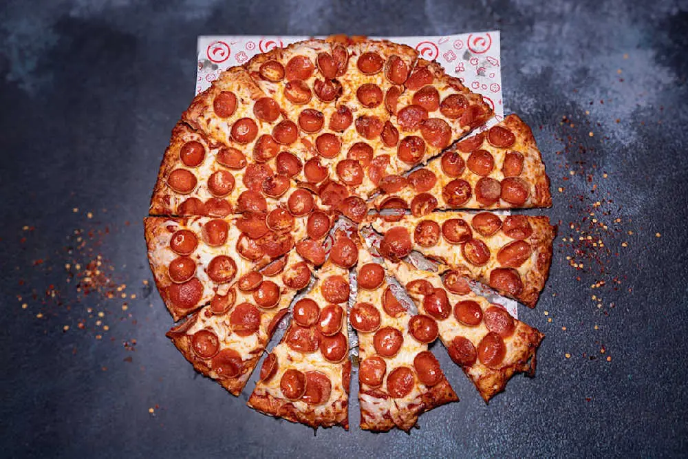 Pepperoni Pizza at Curry Pizza House