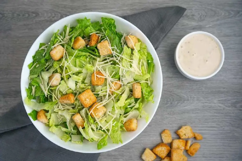 Caesar Salad at Curry Pizza House