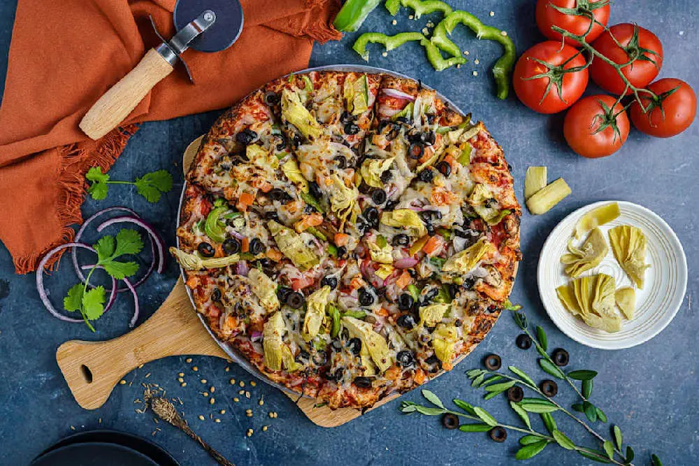 Premium Veggie(Vegan) at Curry Pizza House