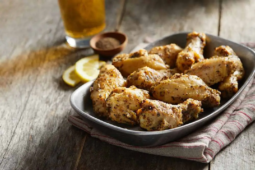 Lemon Pepper Wings at Curry Pizza House
