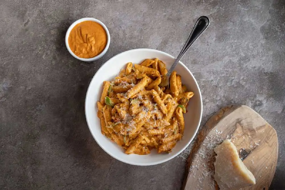 Butter Sauce Pasta at Curry Pizza House