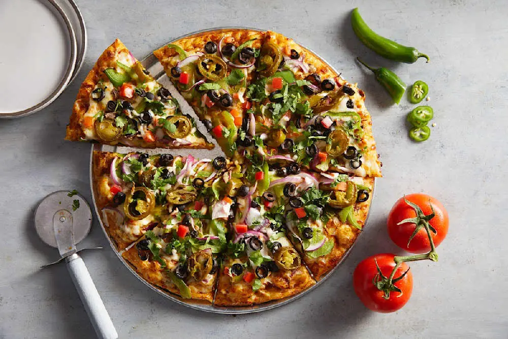 Curry Veggie Delight at Curry Pizza House