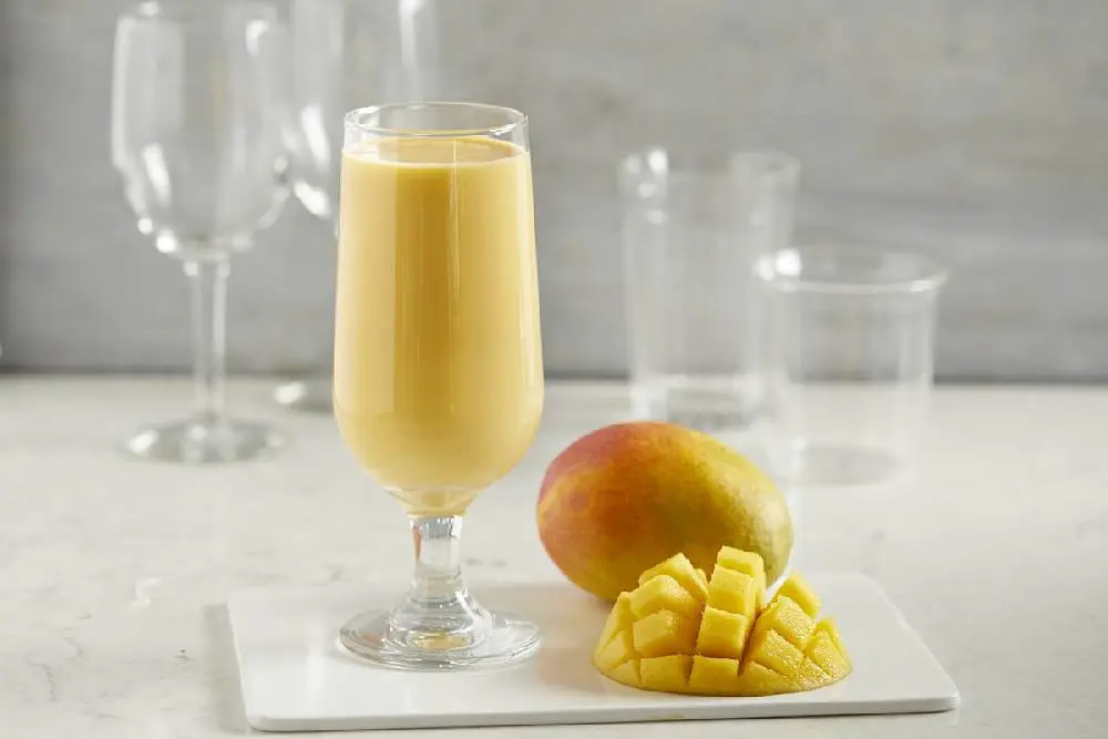 Mango Lassi at Curry Pizza House