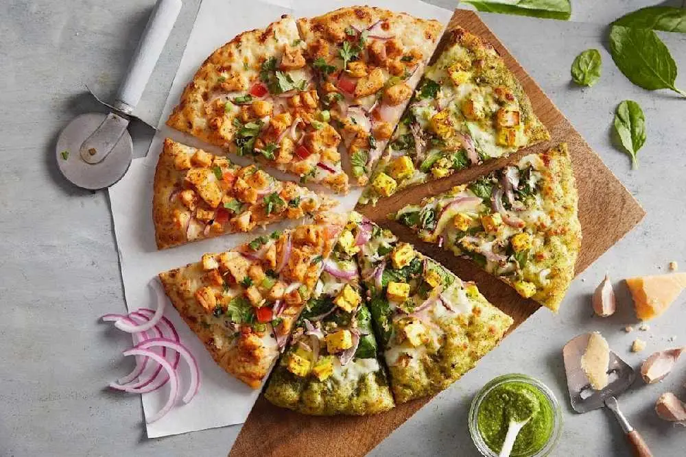 Half 'n' Half Pizza at Curry Pizza House