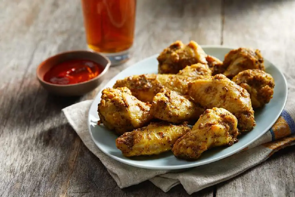 Curry Wings at Curry Pizza House