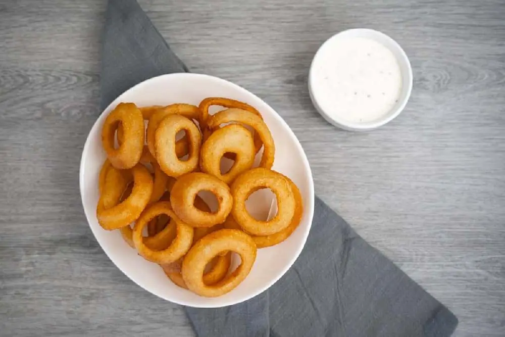 Onion Rings at Curry Pizza House