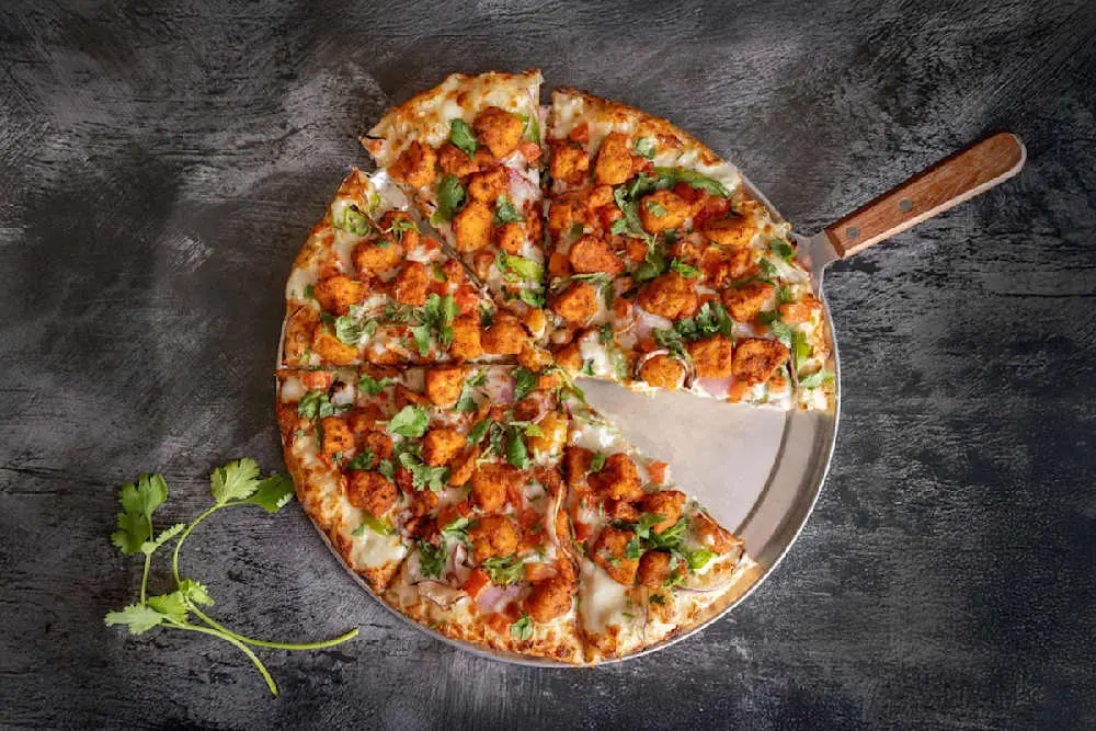 [NEW] Chicken 65 Pizza (Halal) at Curry Pizza House