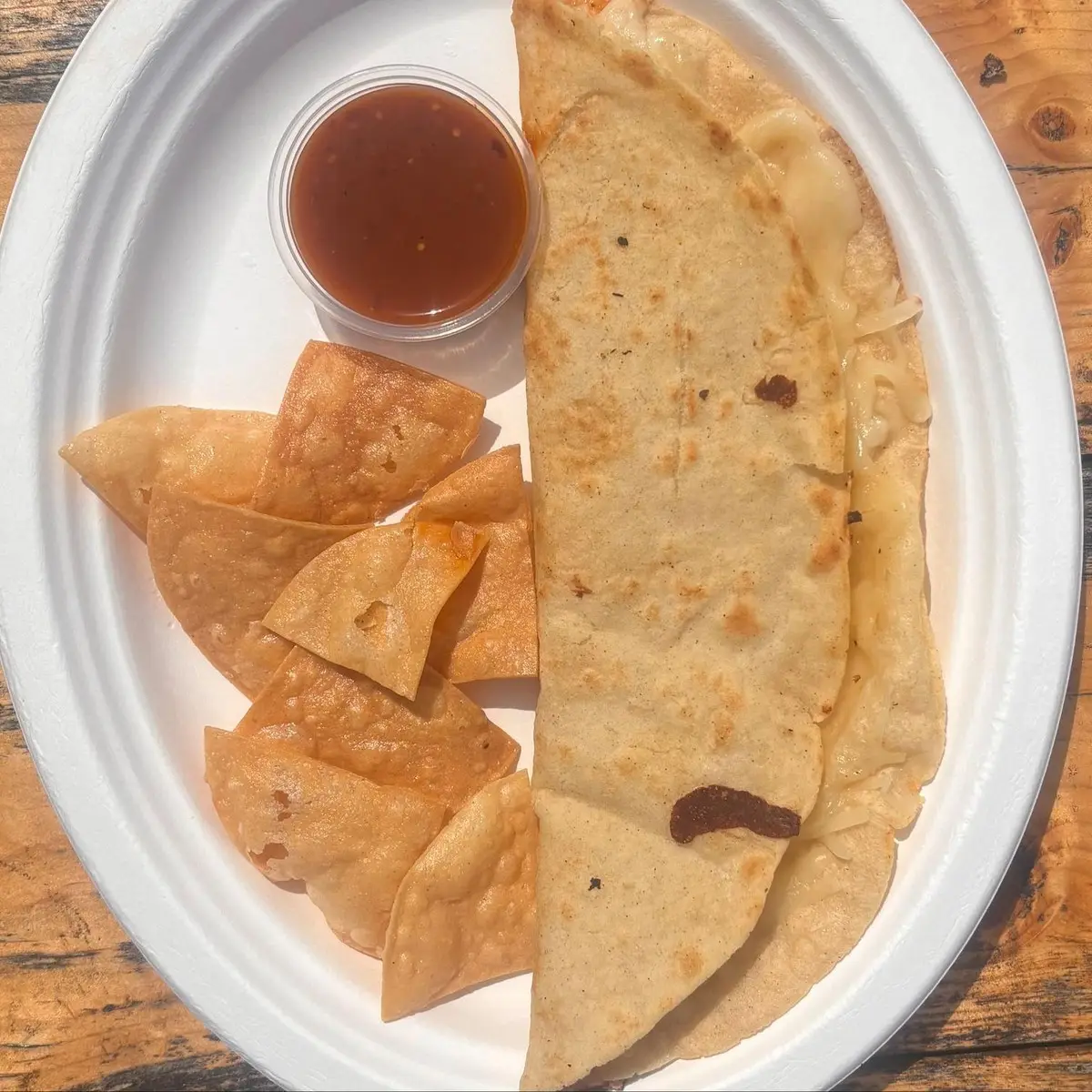 Quesadilla Cheese Only at El Bombero 408