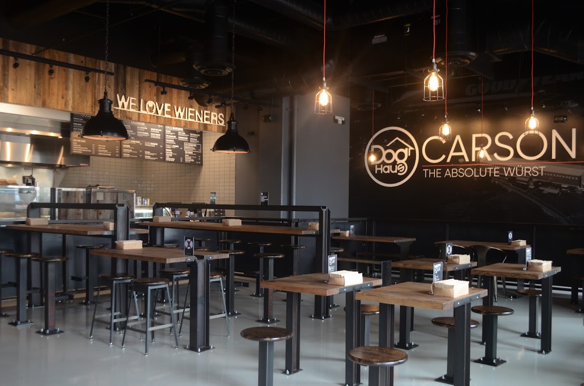 Weekday happy-hour discounts at Dog Haus Carson
